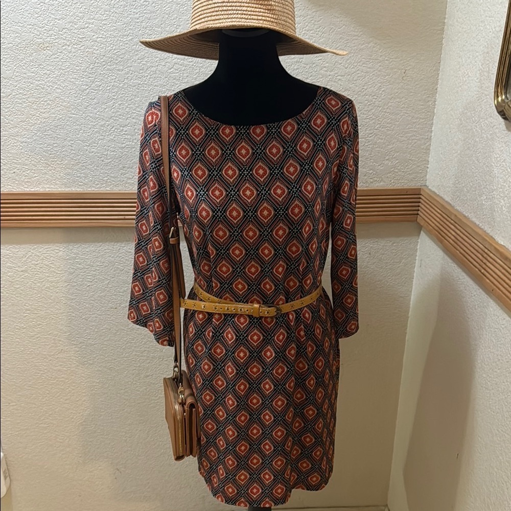 Bohomeian Geometric Patterned Dress!